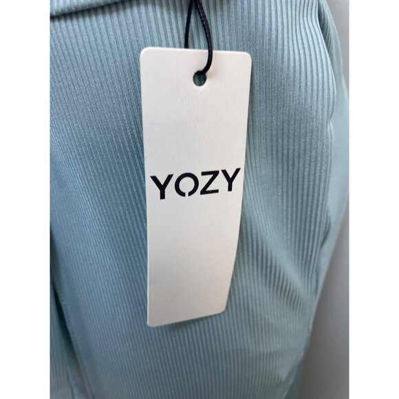 Yozy Light Blue Sleeveless Casual Set with Tie Waist Wide and Leg Sz XXL - New - Picture 6 of 10